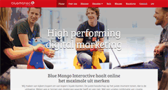 Desktop Screenshot of bluemango.nl